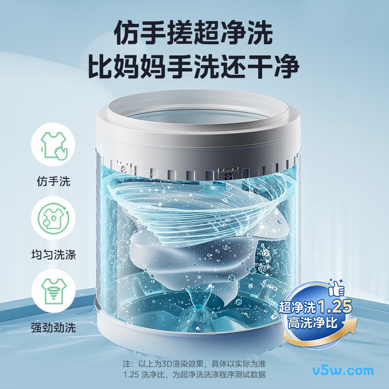 美的MB8V56DT洗衣机图片
