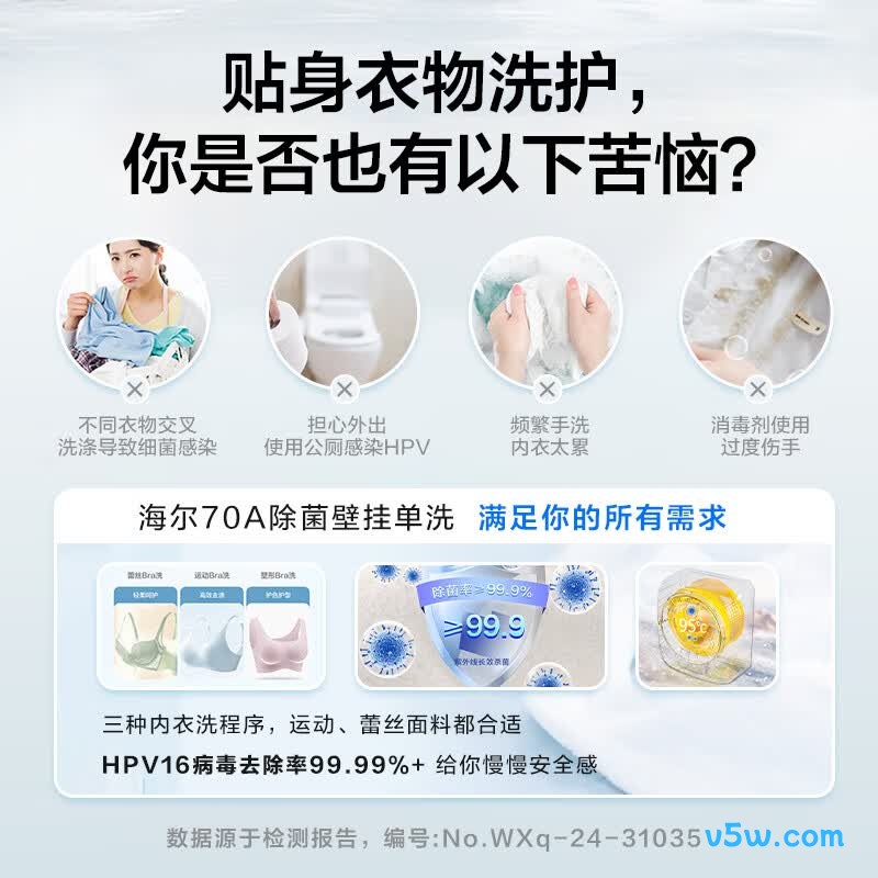 海尔B70AU1洗衣机图片