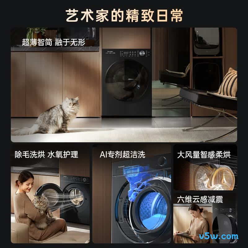 松下XQG100-N4PD1洗衣机图片