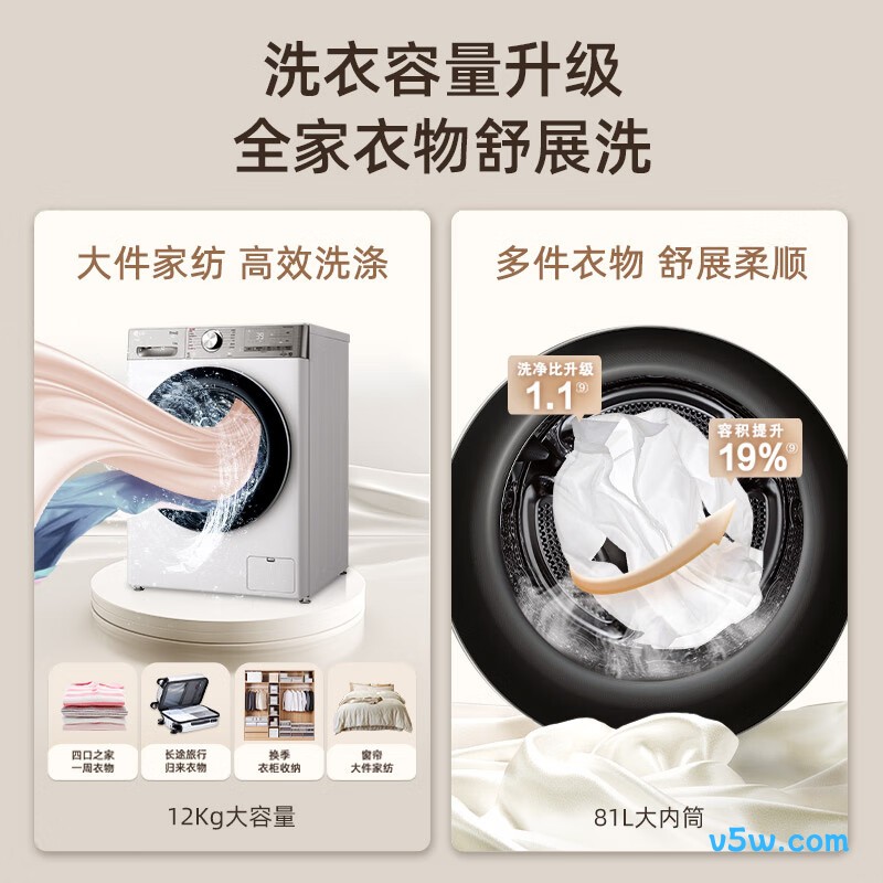 LG-FCW12Y4PA洗衣机图片