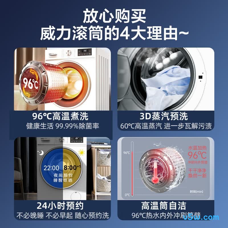 威力XQG120-1261DPX洗衣机图片