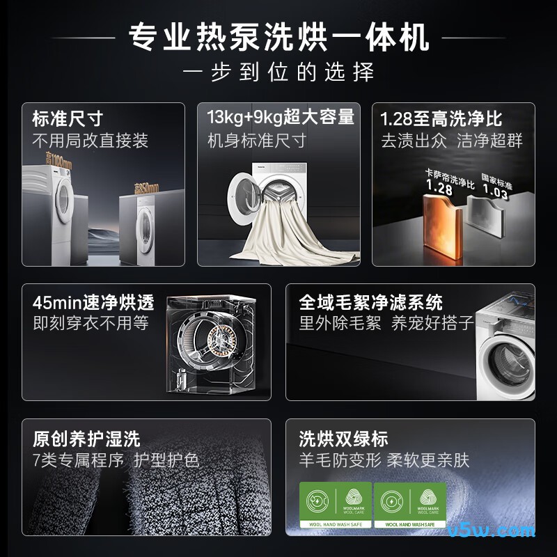 卡萨帝CE AB13LWTUWCU1洗衣机图片