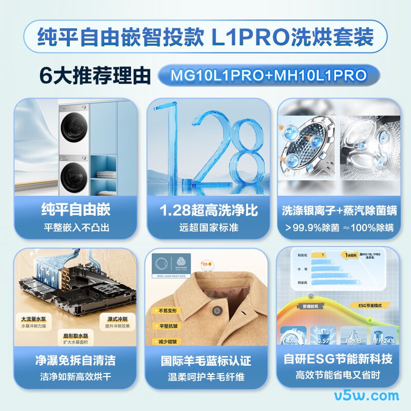 美的MG10L1PRO+L1PRO洗衣机图片