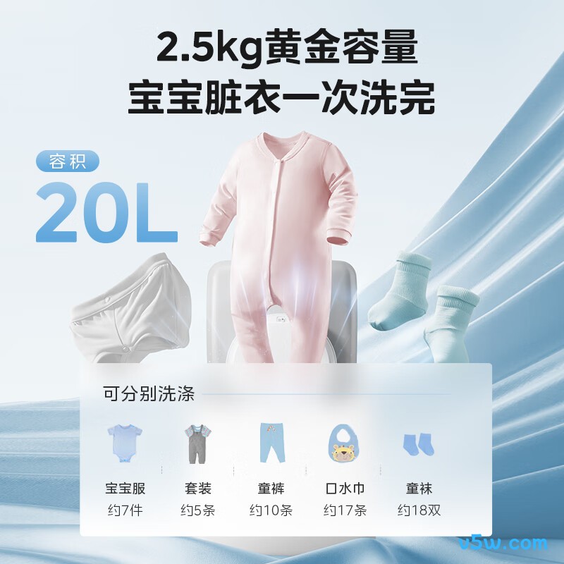 美的MNB25V50E洗衣机图片