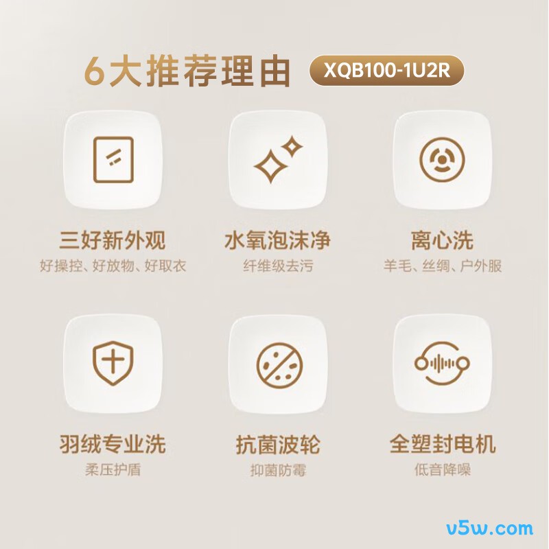 松下XQB100-1U2R洗衣机图片