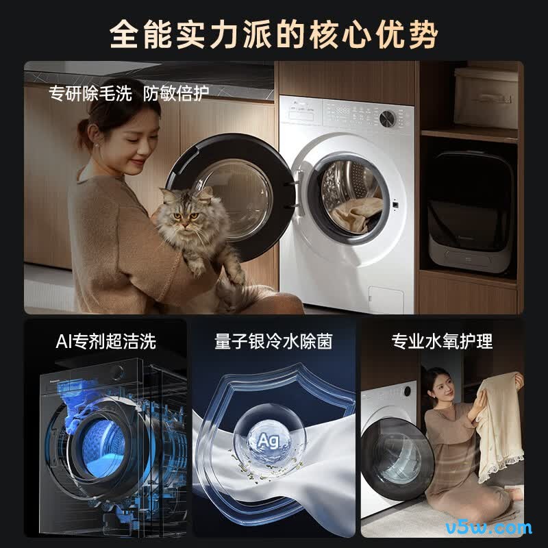 松下XQG100-N4MD1洗衣机图片