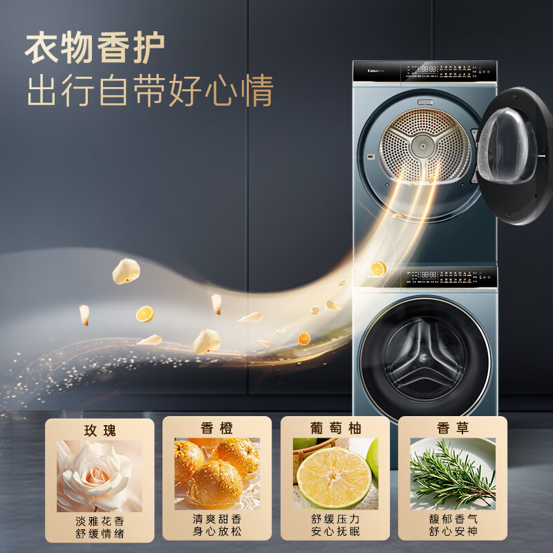 卡萨帝10LDALB+10FALB洗衣机图片