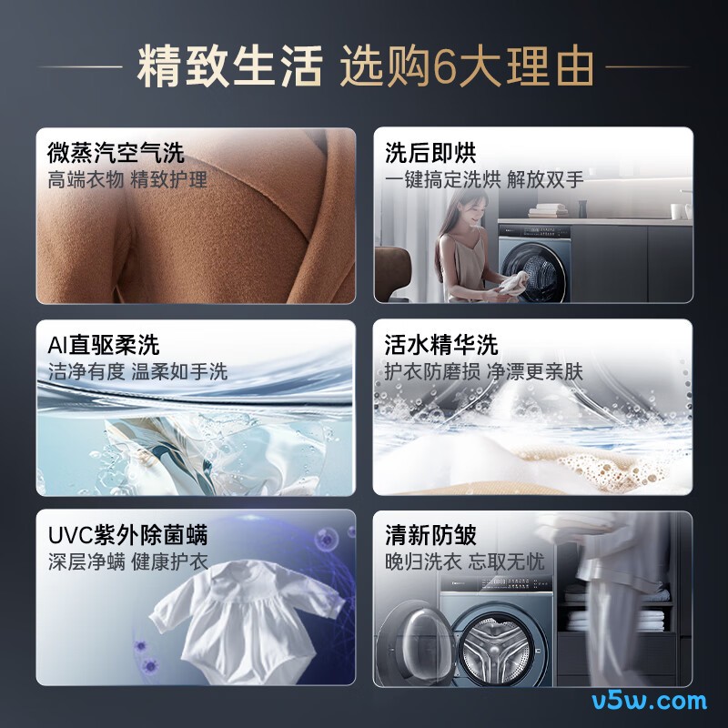 卡萨帝HB10LUALBU1洗衣机图片
