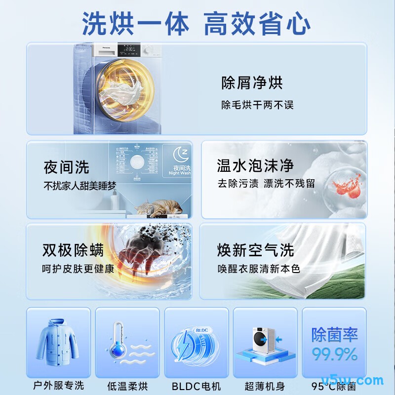松下XQG100-F1RD3洗衣机图片