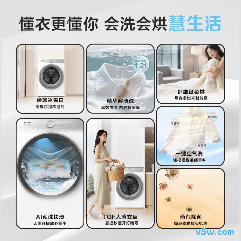 统帅HBLDB686WU1洗衣机图片