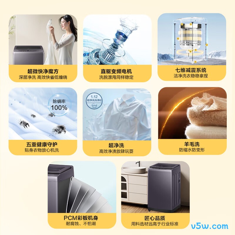 统帅XQBL100-BZ636洗衣机图片