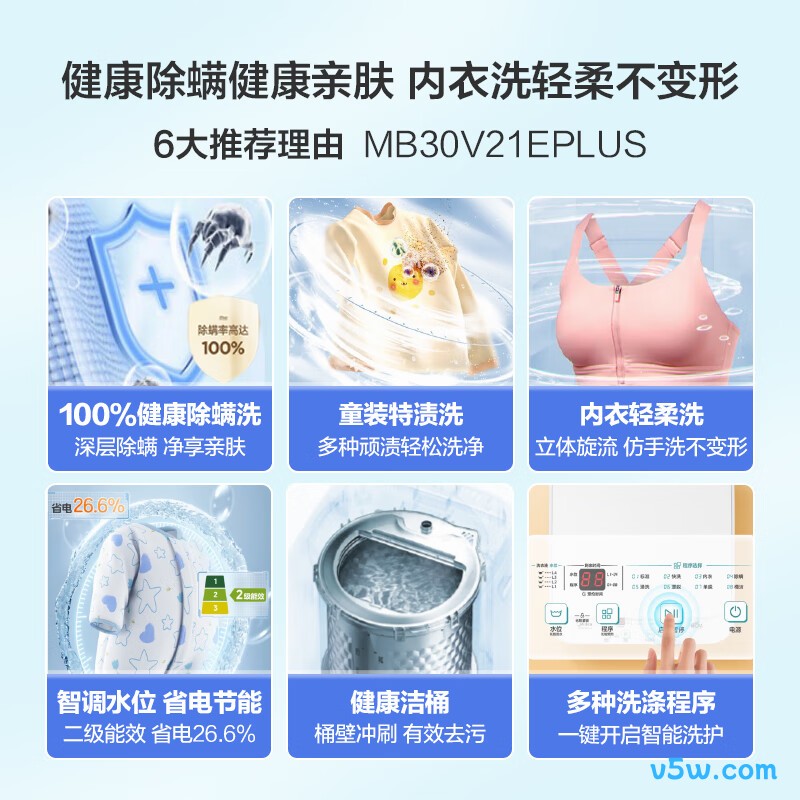美的MB30V21EPLUS洗衣机图片