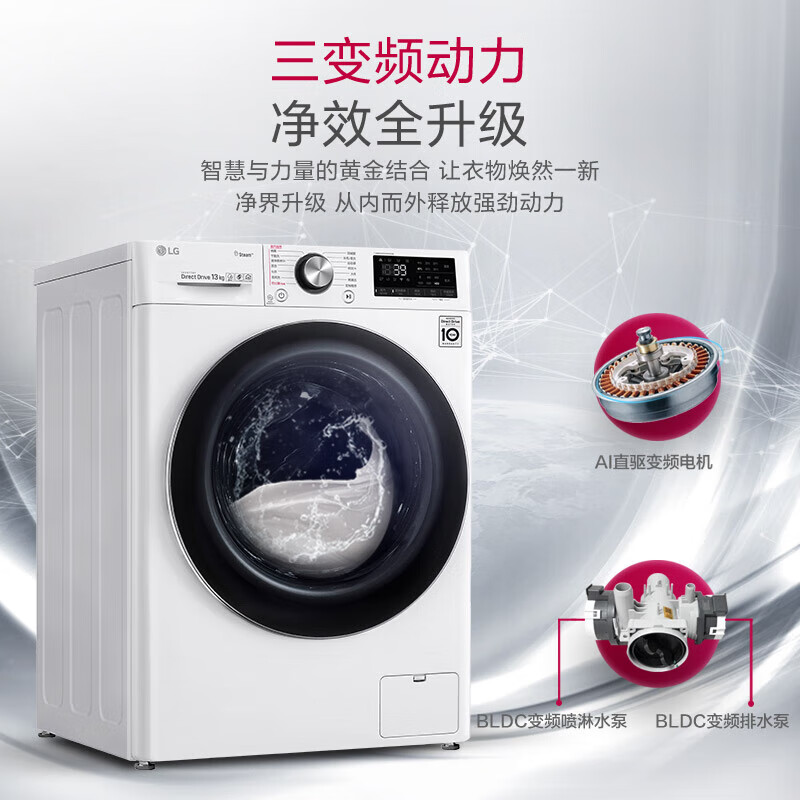 LG-FCV13G4W洗衣机图片
