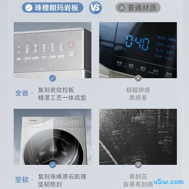 东芝DG-10TS5BH洗衣机图片