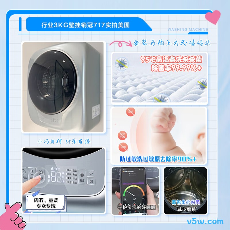 海尔717PLUS洗衣机图片