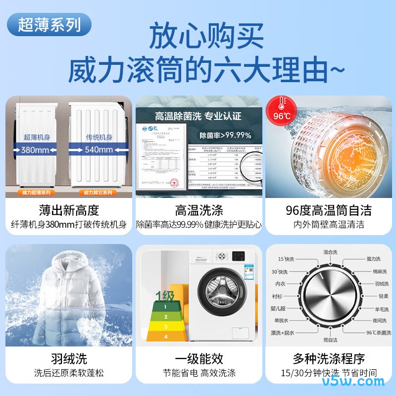 威力XQG80-1016PX洗衣机图片