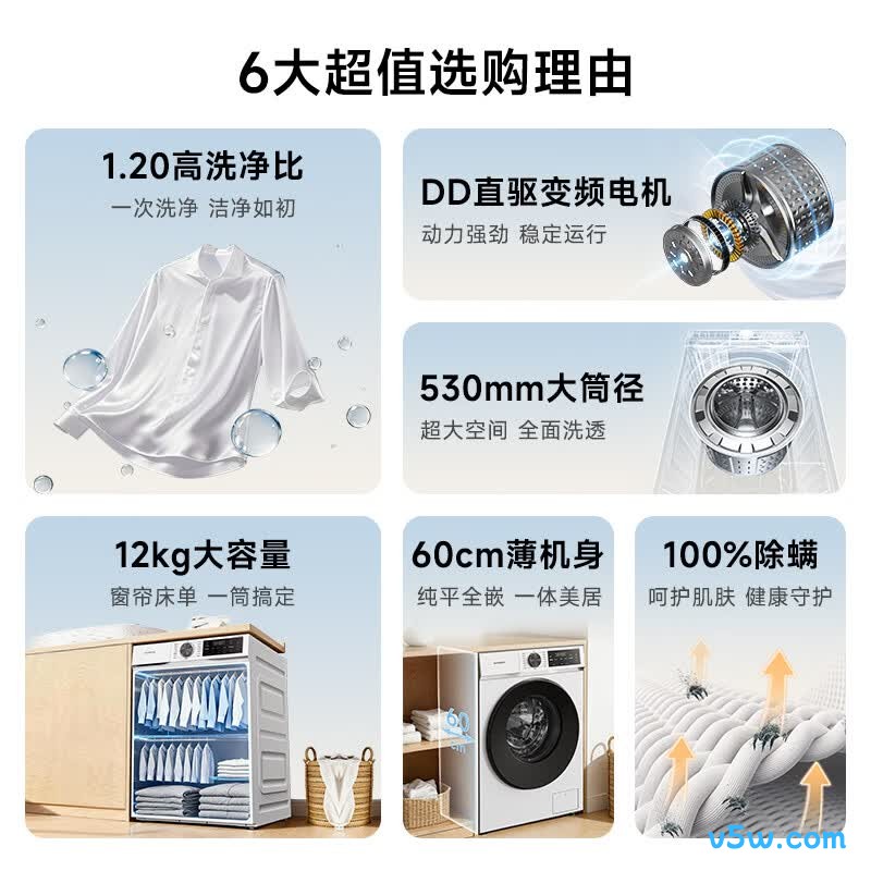 创维XQG120-BR3ZDW洗衣机图片