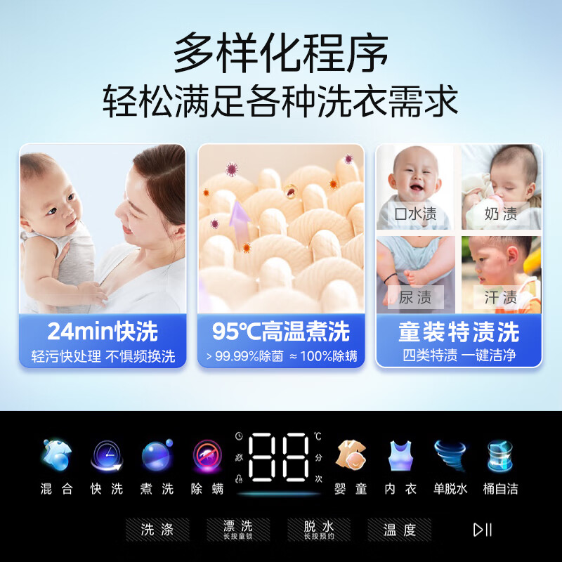 美的MNB25V50E洗衣机图片