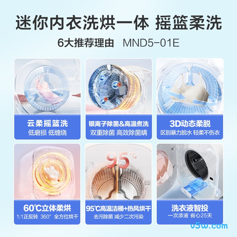 美的MND5-01E洗衣机图片