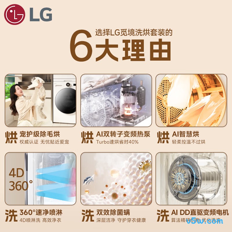 LG-FCB12Y2CC+RH10X75V3N洗衣机图片