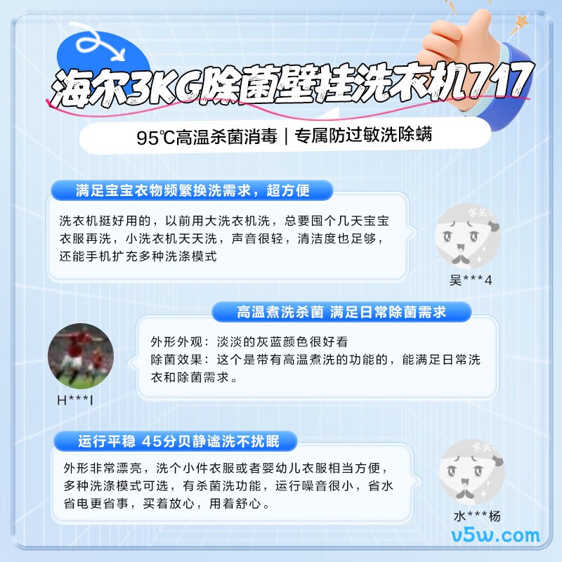 海尔717PLUS洗衣机图片
