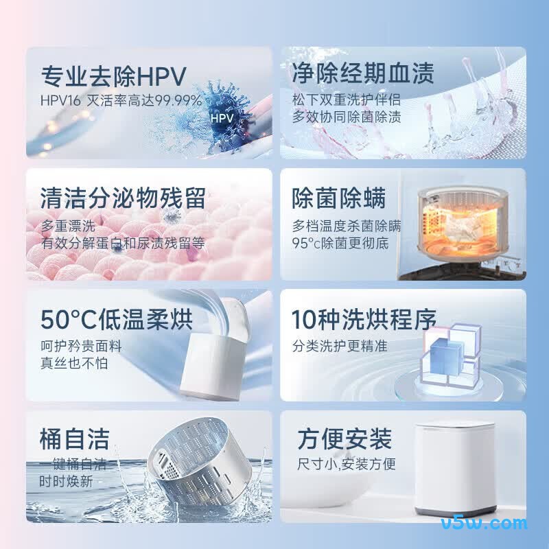 松下XQB05-AW050洗衣机图片