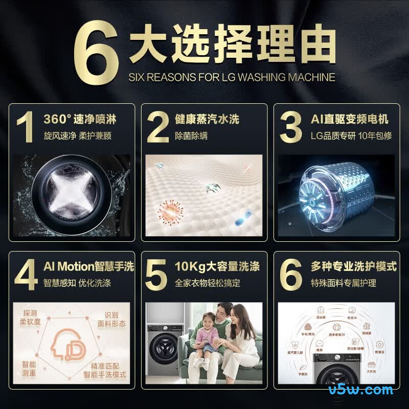 LG-FCW10Y4PA洗衣机图片