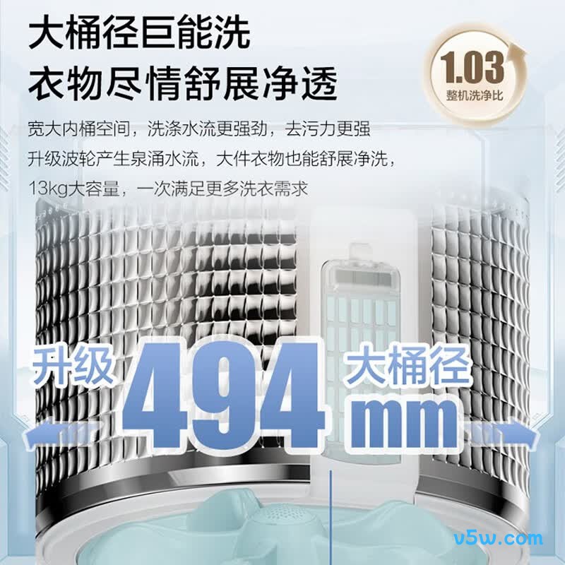 海尔XQB130-BS57A2洗衣机图片