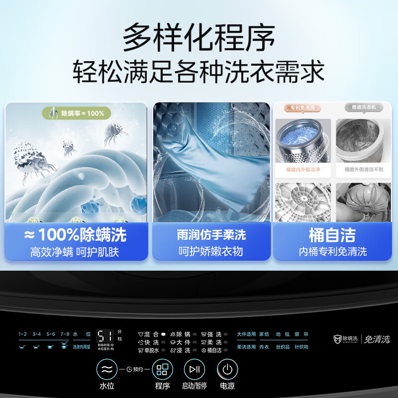 美的MB10V37T洗衣机图片