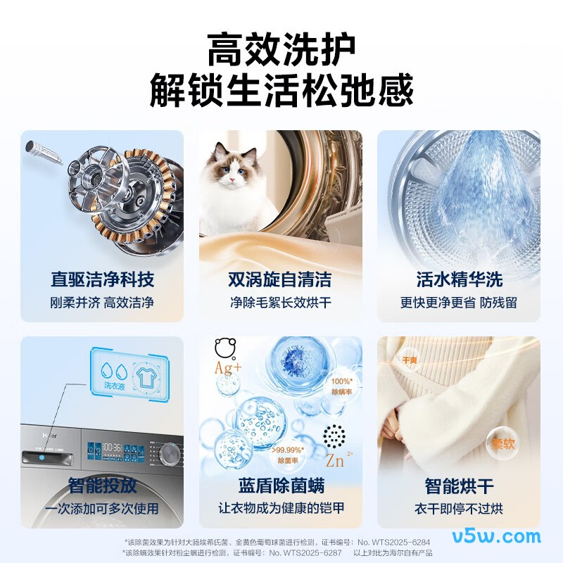 海尔XQG100-HBE38A3洗衣机图片