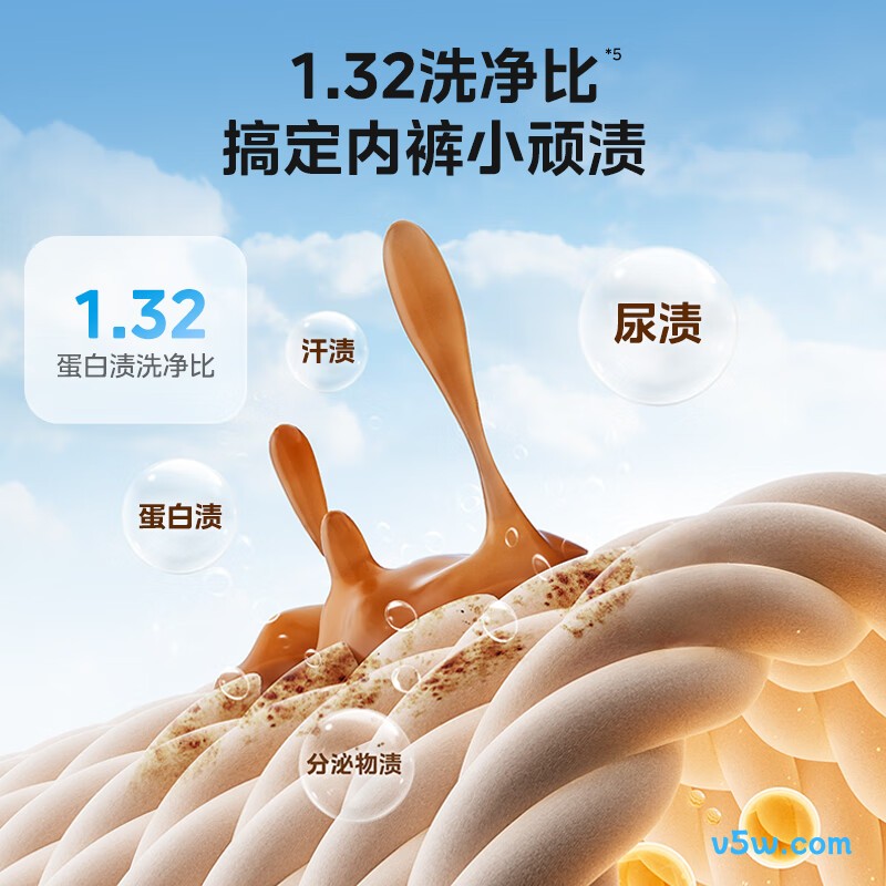 美的MNB5V30E洗衣机图片