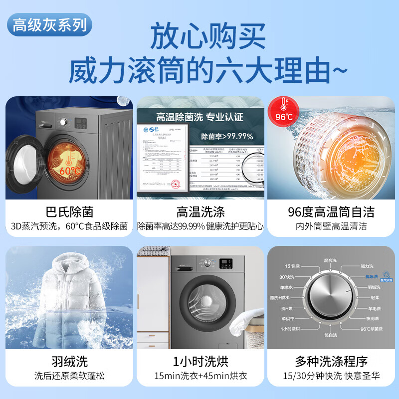 威力XQG120-1216DPHX洗衣机图片