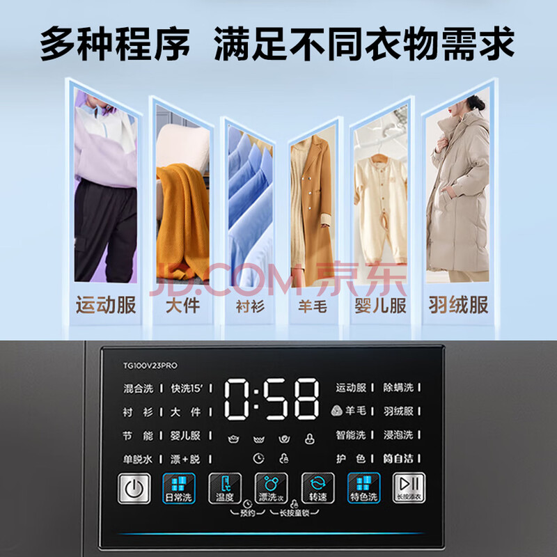 小天鹅TG100V23PRO洗衣机图片