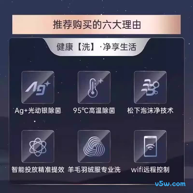 松下XQG100-N3M2洗衣机图片