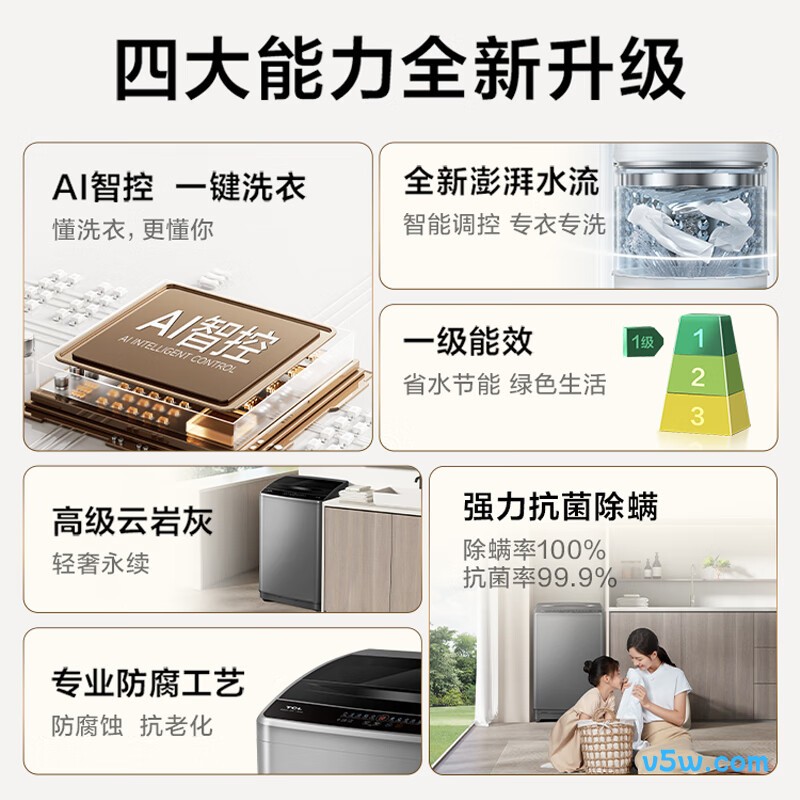 TCL-B80L2R洗衣机图片