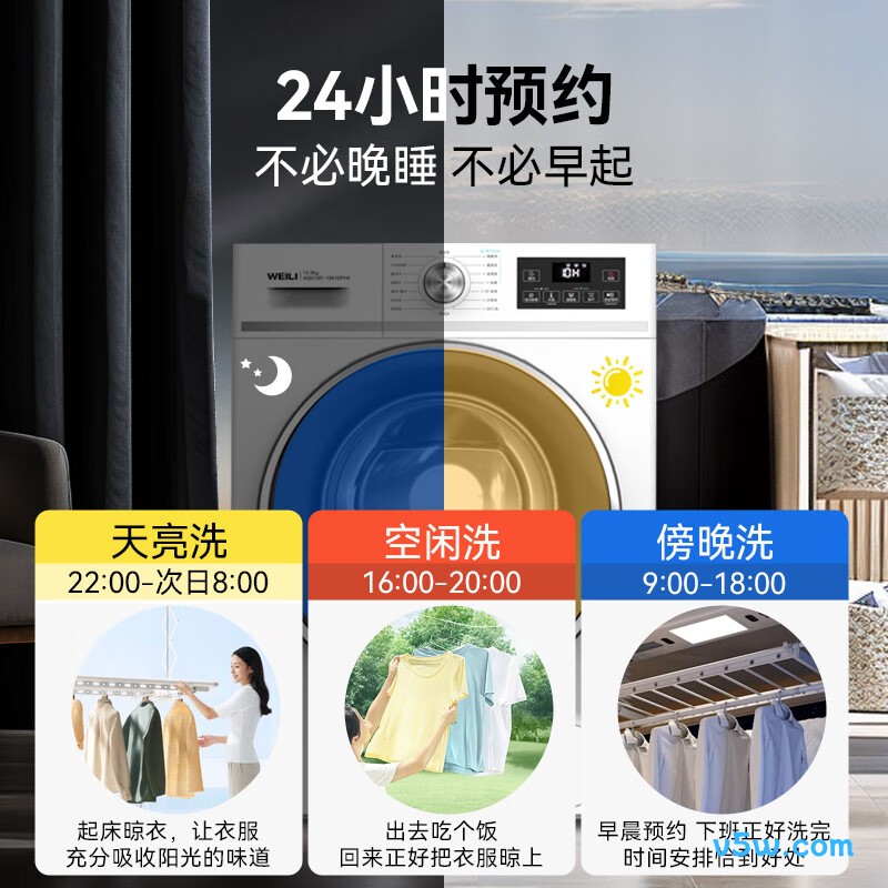 威力XQG120-1261DPHX洗衣机图片