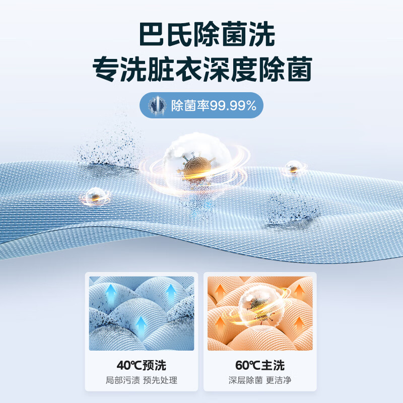 美的MG100V11FPRO+V11F洗衣机图片