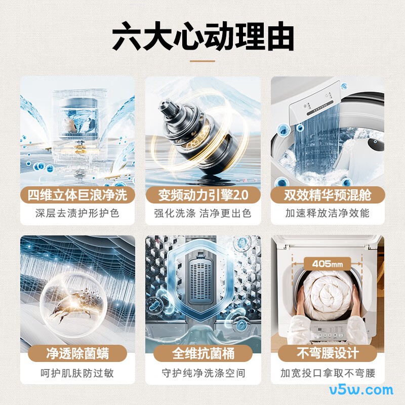 东芝DB-10T06D洗衣机图片