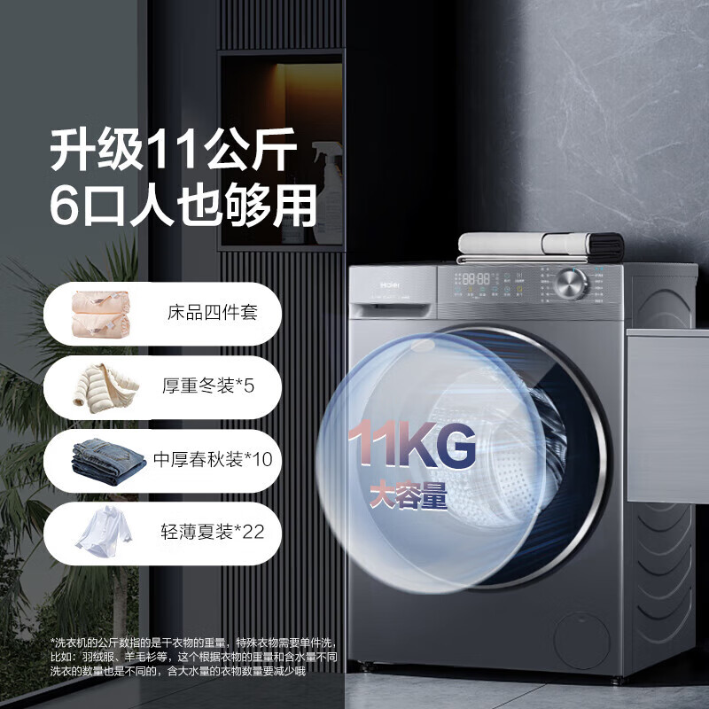 海尔XQG110-HL58E1洗衣机图片