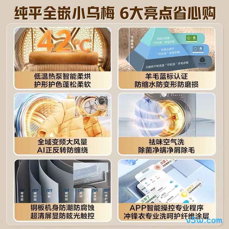 小天鹅TG10VE20+TH10VE20洗衣机图片