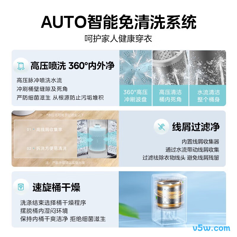 美的MB10V37T洗衣机图片