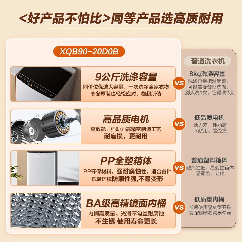 康佳KB90-JD201洗衣机图片