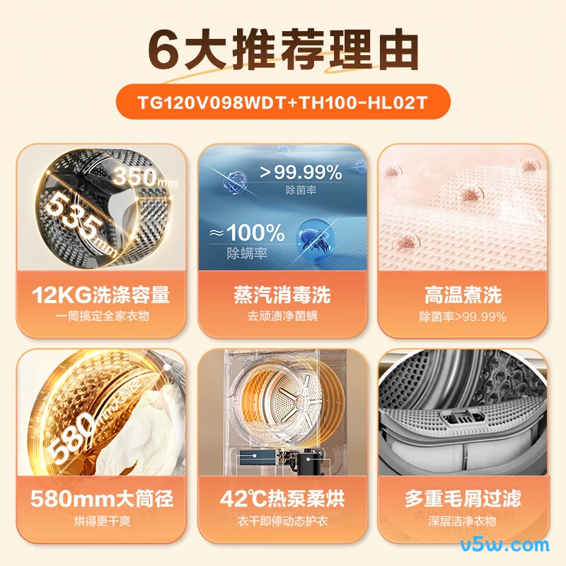小天鹅TG120V098WDT+02T洗衣机图片