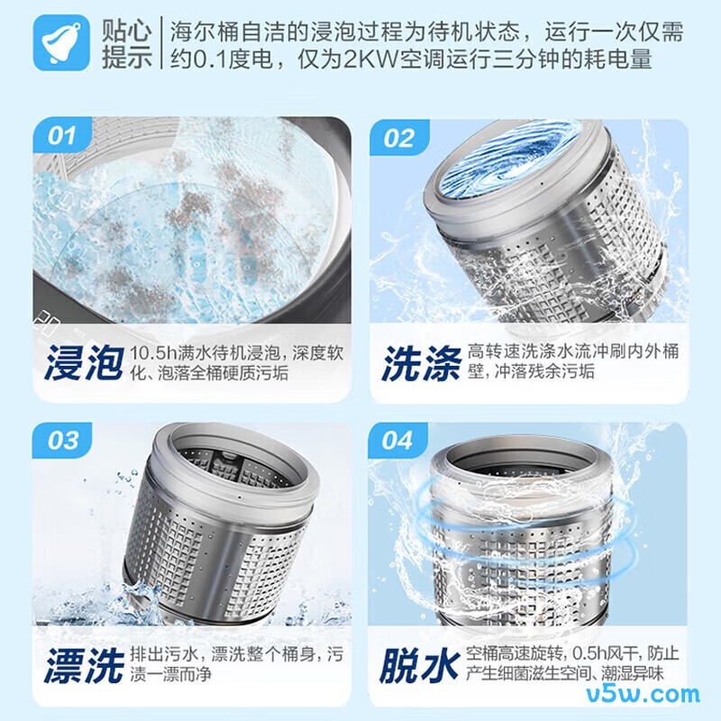 海尔M10H0洗衣机图片