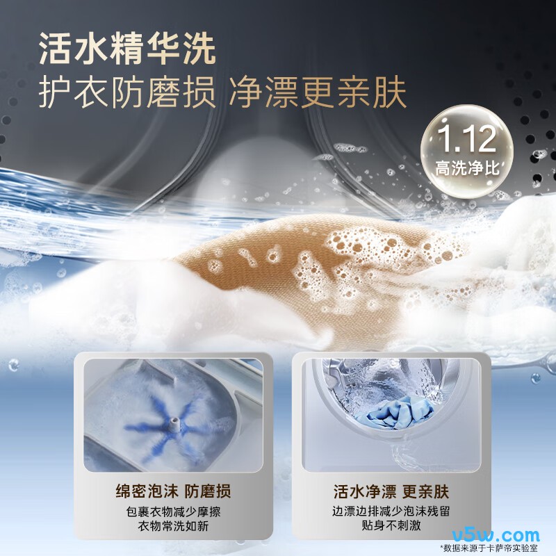 卡萨帝10LDALB+10FALB洗衣机图片