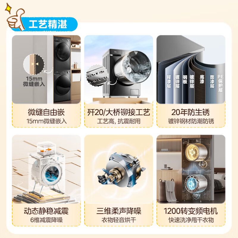 美的MG100V36T+36T洗衣机图片