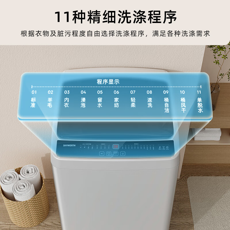 创维T80F洗衣机图片