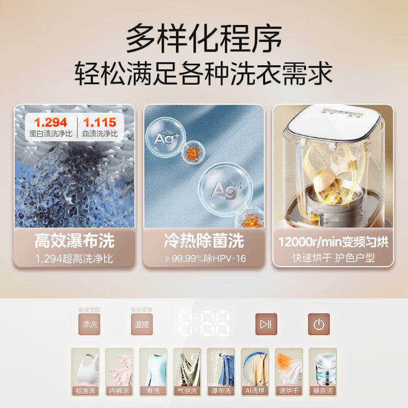 美的MND5V6ADE洗衣机图片