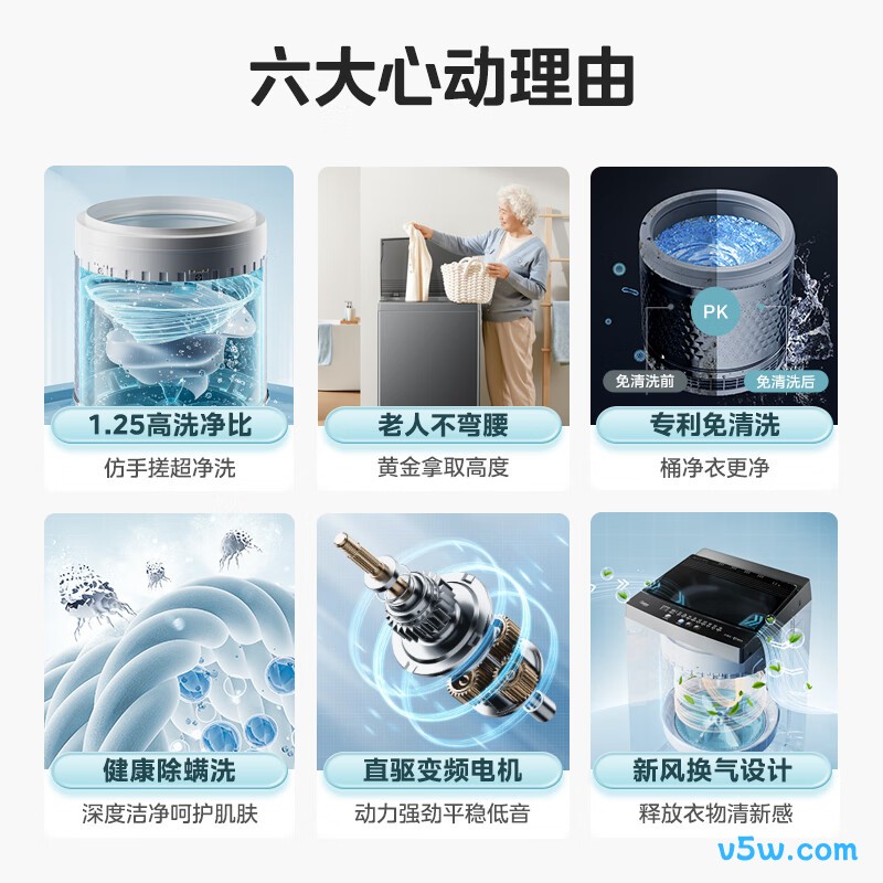 美的MB80V36DT洗衣机图片