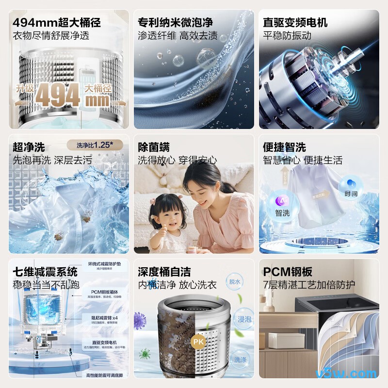 海尔XQB130-BZ27A2洗衣机图片